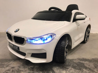 Elektrische auto kind BMW 6 GT 12 volt 2.4G RC - wit - RideCars