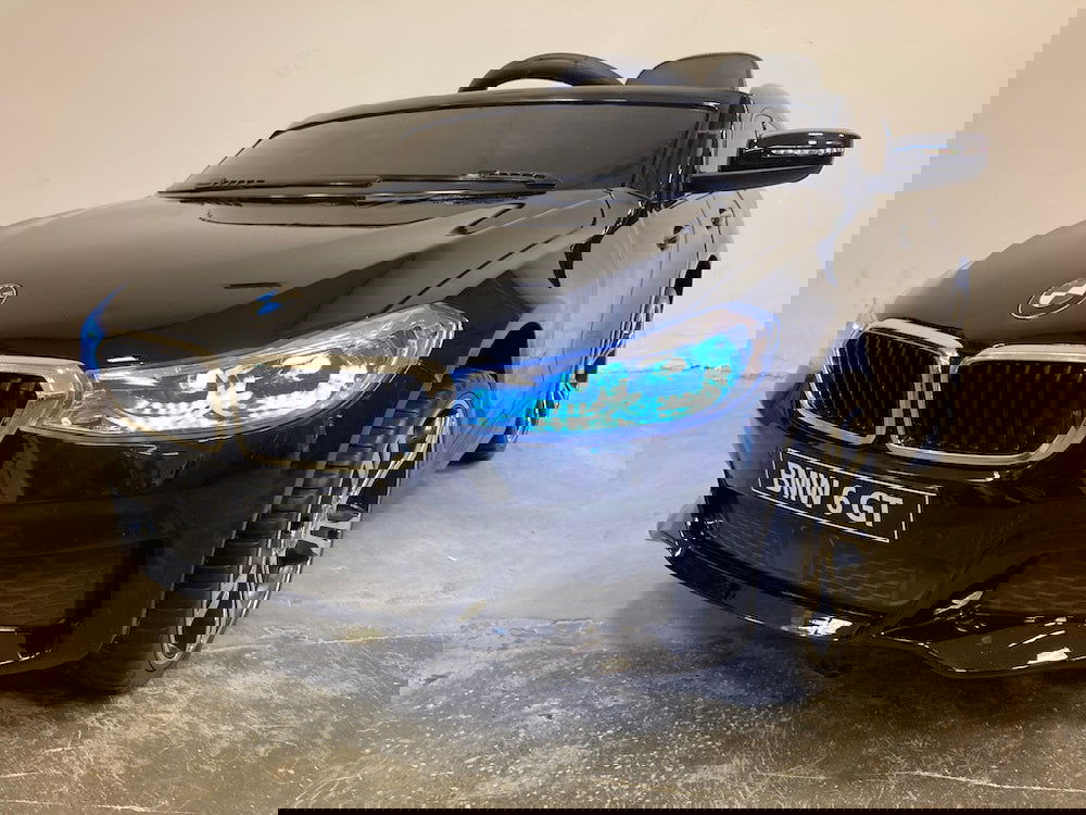 Elektrische auto kind BMW 6 GT zwart metallic - RideCars