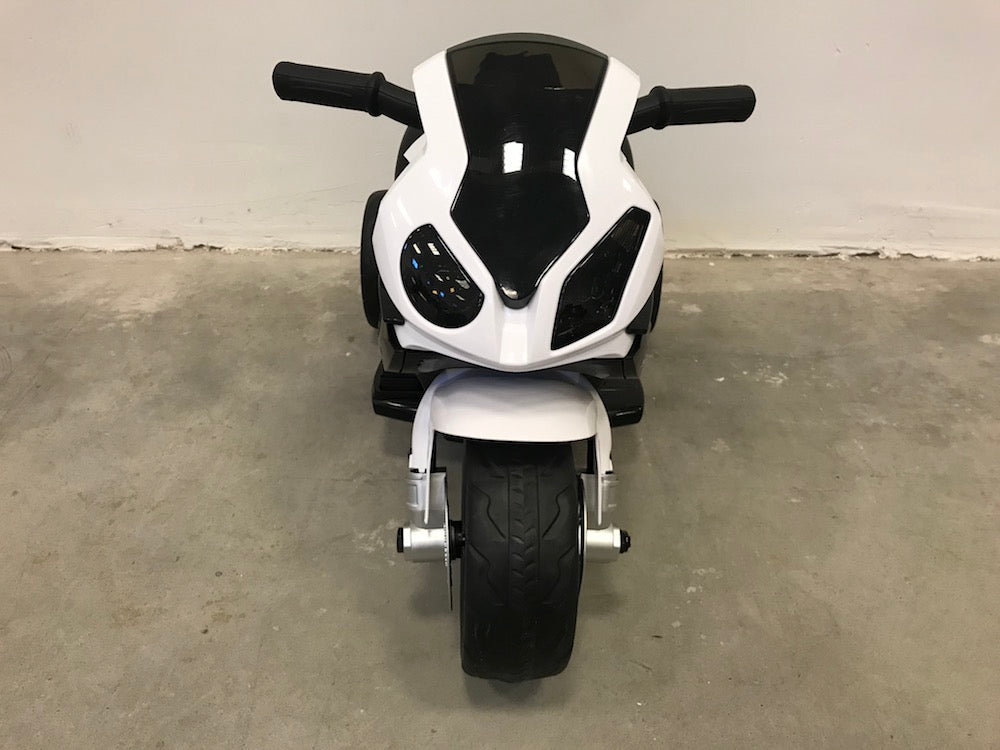 Elektrische kinder motor BMW S1000 mini kinder trike 6 volt zwart - RideCars