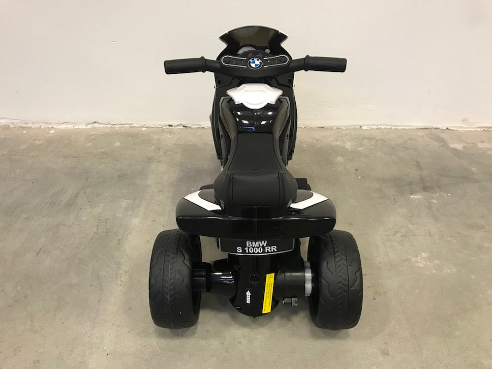 Elektrische kinder motor BMW S1000 mini kinder trike 6 volt zwart - RideCars