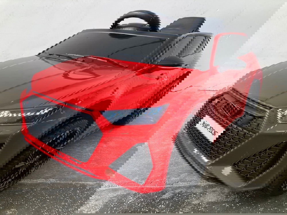 Elektrische kinderauto Audi RS6 rood 12 volt - RideCars