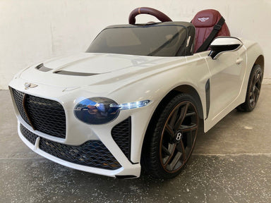 Elektrische kinderauto Bentley Bacalar 12 volt wit - RideCars