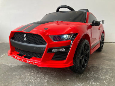 Elektrische kinderauto Ford Mustang Shelby 12 volt rood - RideCars