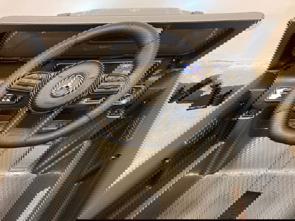 Elektrische kinderauto Mercedes G63 AMG 12 volt zilver grijs - RideCars