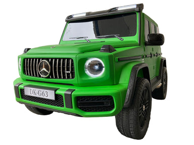 Elektrische kinderauto Mercedes G63 AMG 4x4 24 volt XL versie mat groen - RideCars