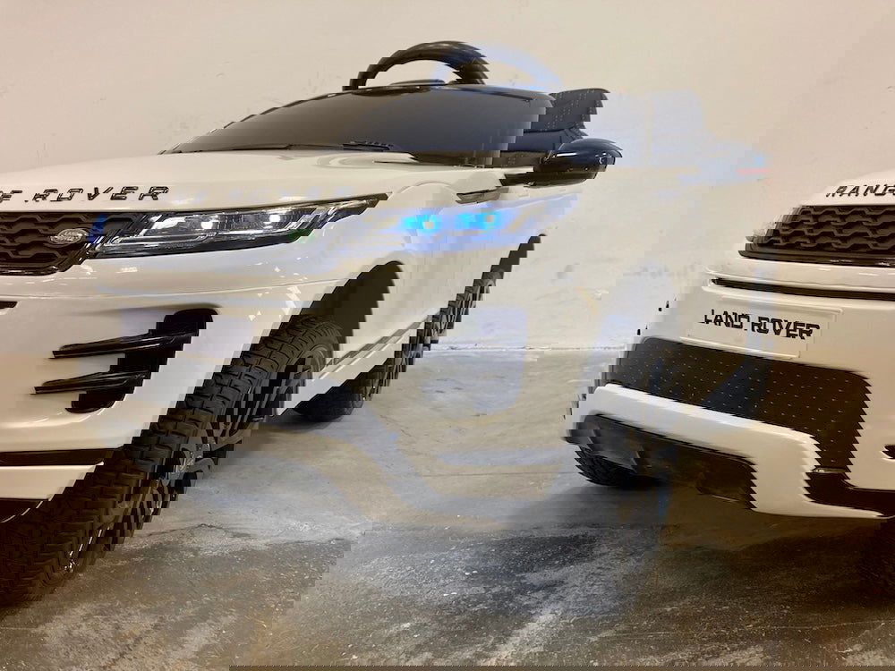 Elektrische kinderauto Range Rover Evoque wit - 4WD - RideCars