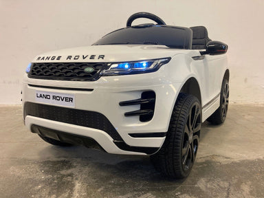 Elektrische kinderauto Range Rover Evoque wit - 4WD - RideCars