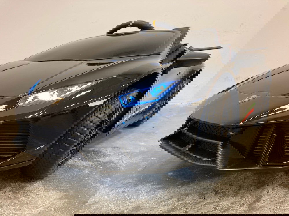 Kinderauto Lamborghini Huracan 12 volt zwart - RideCars