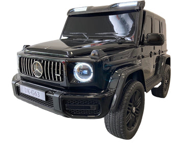Kinderauto Mercedes G63 AMG 24 volt XL twee persoons metallic zwart - RideCars