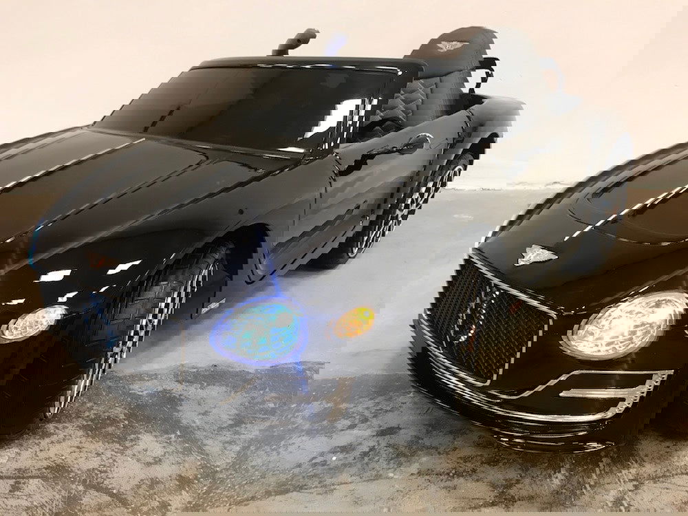 Kinderauto elektrisch Bentley EXP 12 vleugeldeuren 2.4G RC 12 volt zwart - RideCars