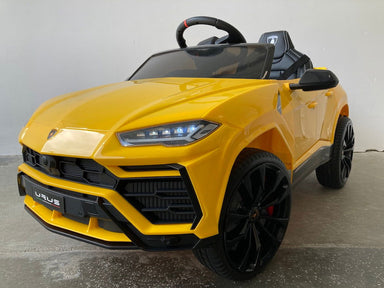 Lamborghini Urus elektrische kinderauto geel 12 volt - RideCars