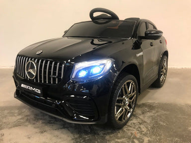 Mercedes GLC 63 elektrische kinderauto 1 persoons 4x4 - zwart metallic - RideCars