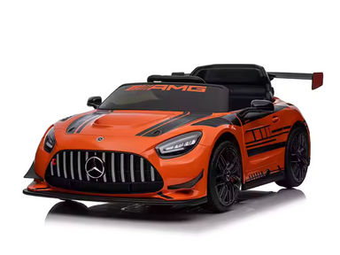 Mercedes GT3 elektrische kinderauto 12V oranje