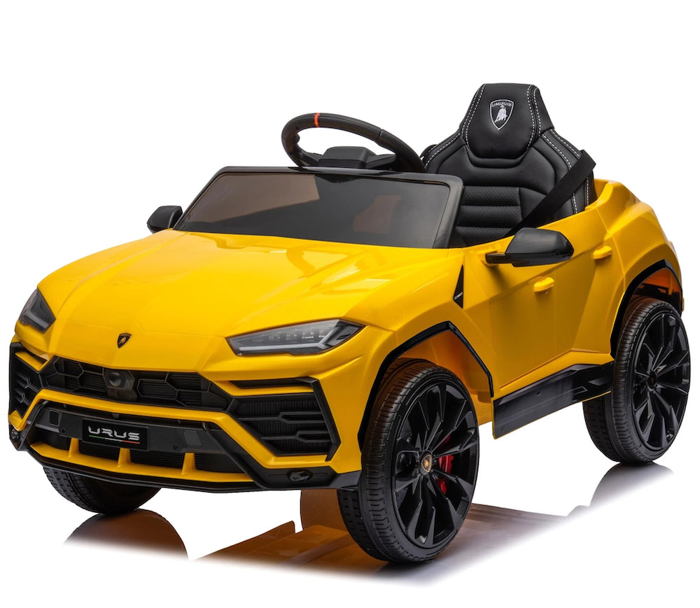 Lamborghini Urus | elektrische kinderauto 12V geel