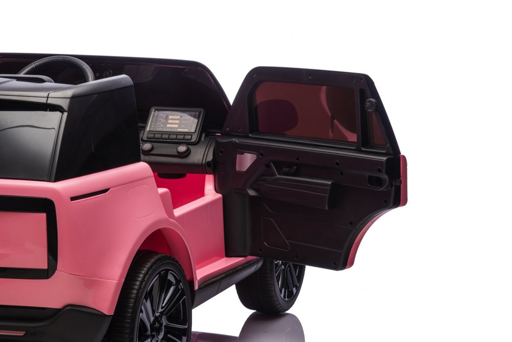 Range Rover Voque | Elektrische kinderauto 24V MP4 2 persoons roze