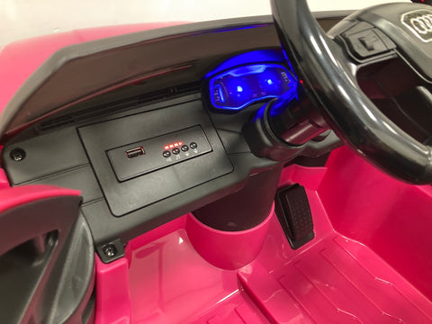 accu  kinderauto Audi RS6 roze 