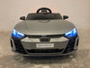 Audi E-tron GT accu kinderauto zilver 12 volt 4x4 - RideCars