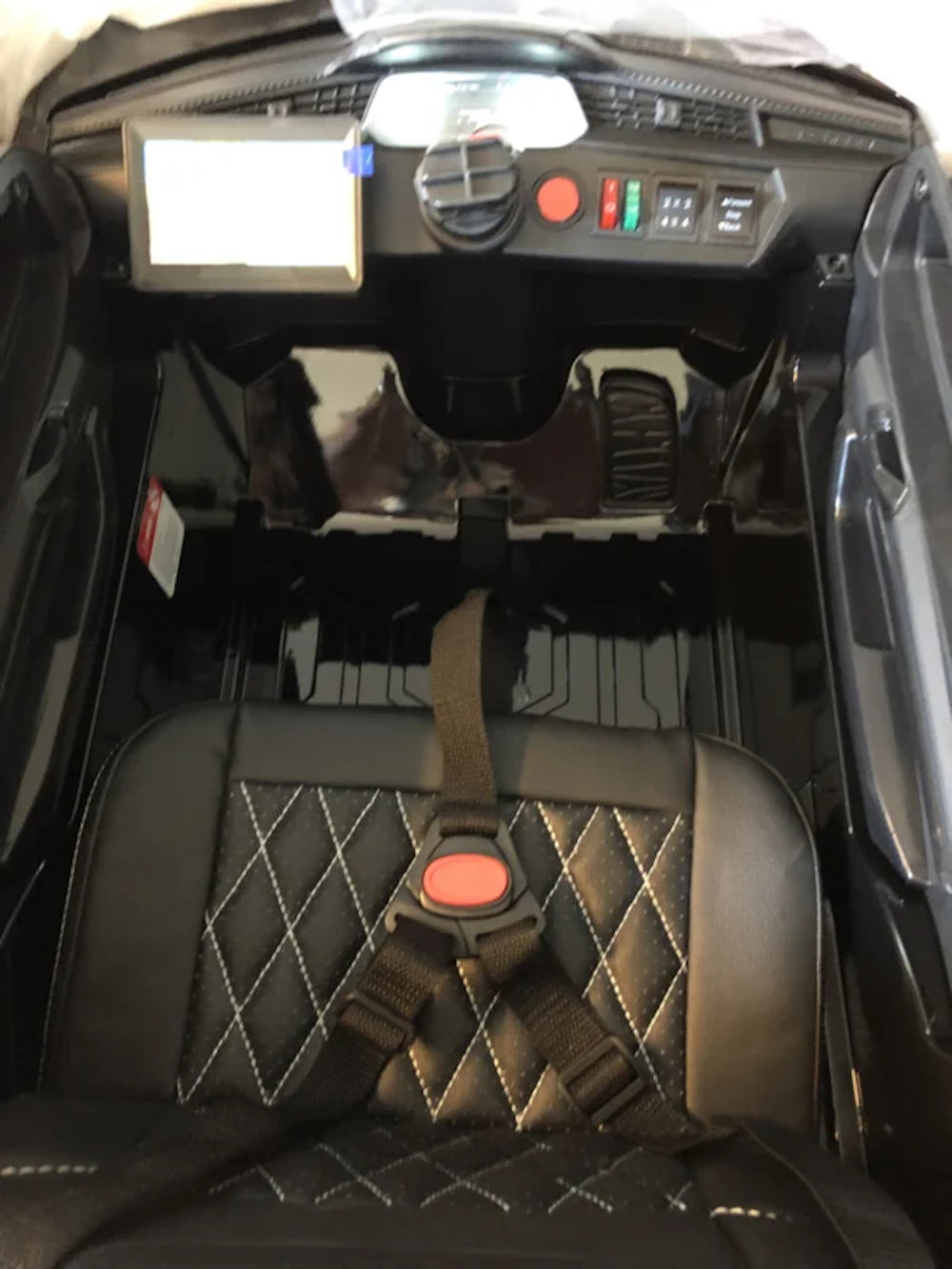 Audi E-tron Quattro Sportback | kinderauto 12V 4x4 mp4 zwart