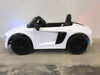 Audi R8 elektrische kinderauto wit 12 volt 2.4G RC - RideCars