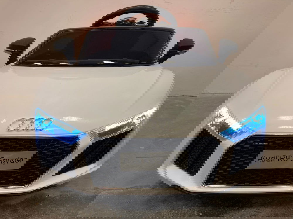 Audi R8 kinderauto mini 12 volt wit - RideCars