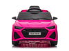 Audi RS6 Elektrische kinderauto 12V roze