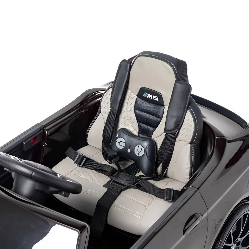 BMW M5 kinderauto 24V zwart - Full options model