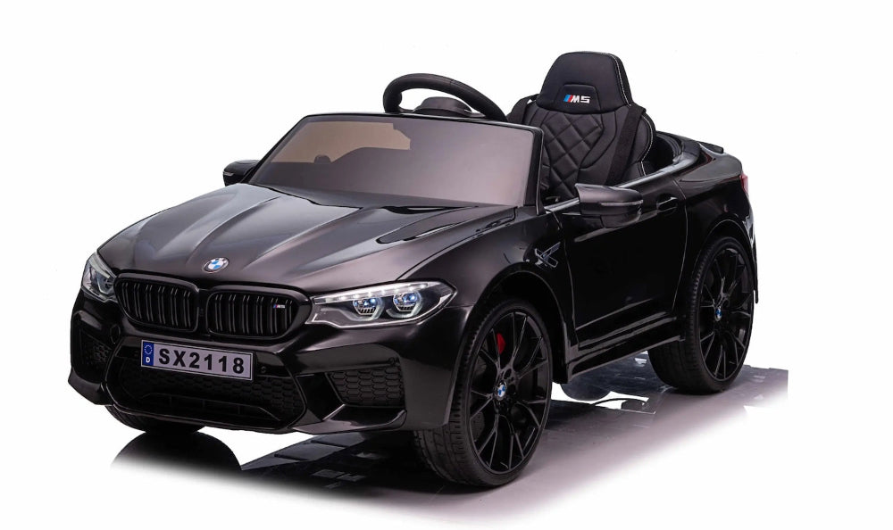 BMW M5 kinderauto 24V zwart - Full options model