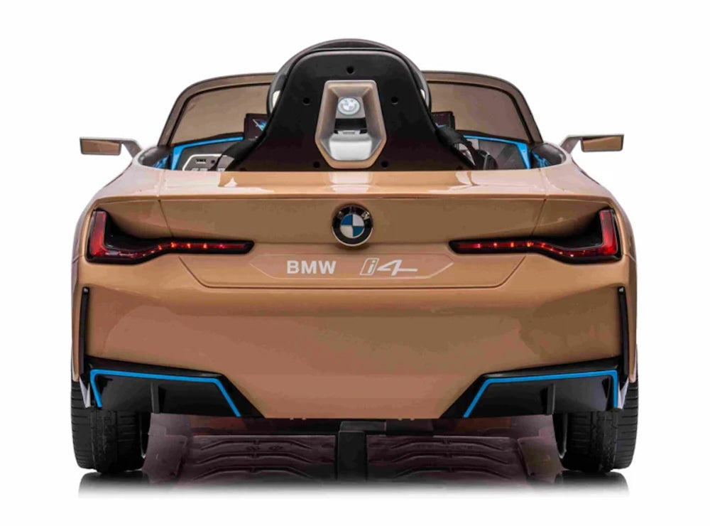 BMW i4 | Elektrische kinderauto 12 volt beige
