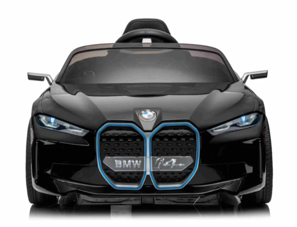 BMW i4 | Elektrische kinderauto 12V zwart