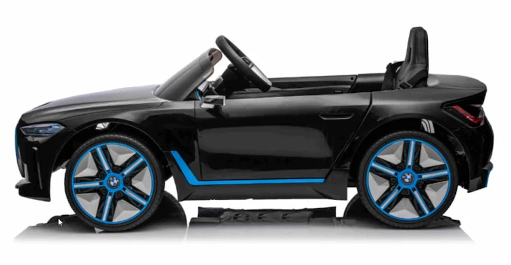 BMW i4 | Elektrische kinderauto 12V zwart