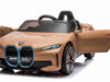 BMW i4 | Elektrische kinderauto 12 volt beige