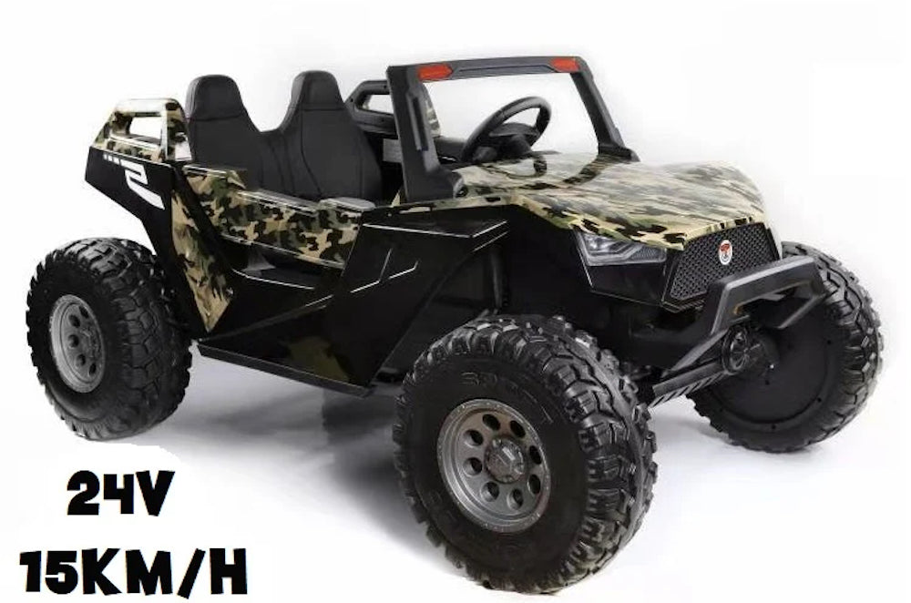 Beach Power Buggy | 24V 4x4 2 zitter High Speed Off-road Camouflage