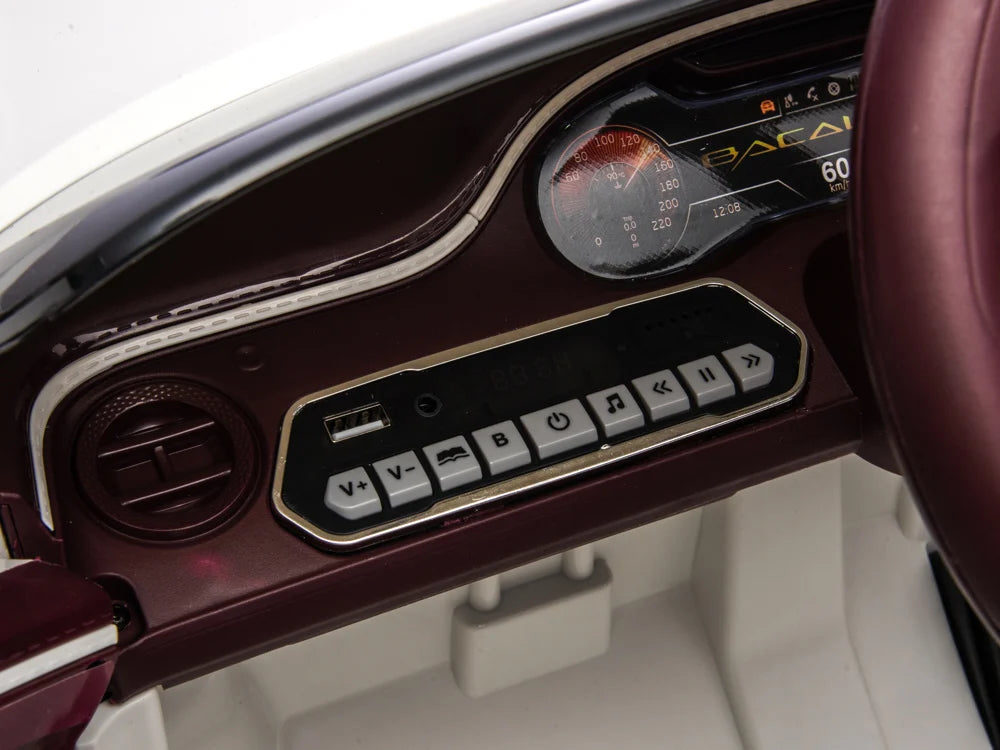 Bentley Bacalar | elektrische kinderauto 12V wit