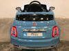 Bestuurbare auto kind Fiat 500 12 volt softstart blauw - RideCars