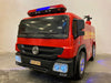 Brandweer elektrische kinderauto (met accessoires) - 1 persoons - RideCars