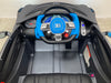 Bugatti Divo accu kinderauto mat grijs