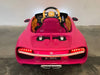 Bugatti Chiron elektrische kinderauto roze 12 volt - RideCars