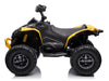 Can-Am Maverick | elektrische Kinder quad 12V 4WD geel