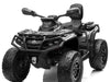 Can-Am Outlander | kinder quad 24V 4WD 2 zitter zwart
