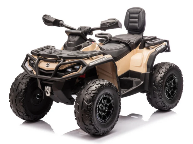 Can Am Outlander Kinder quad 12V 4WD 2 zitter beige