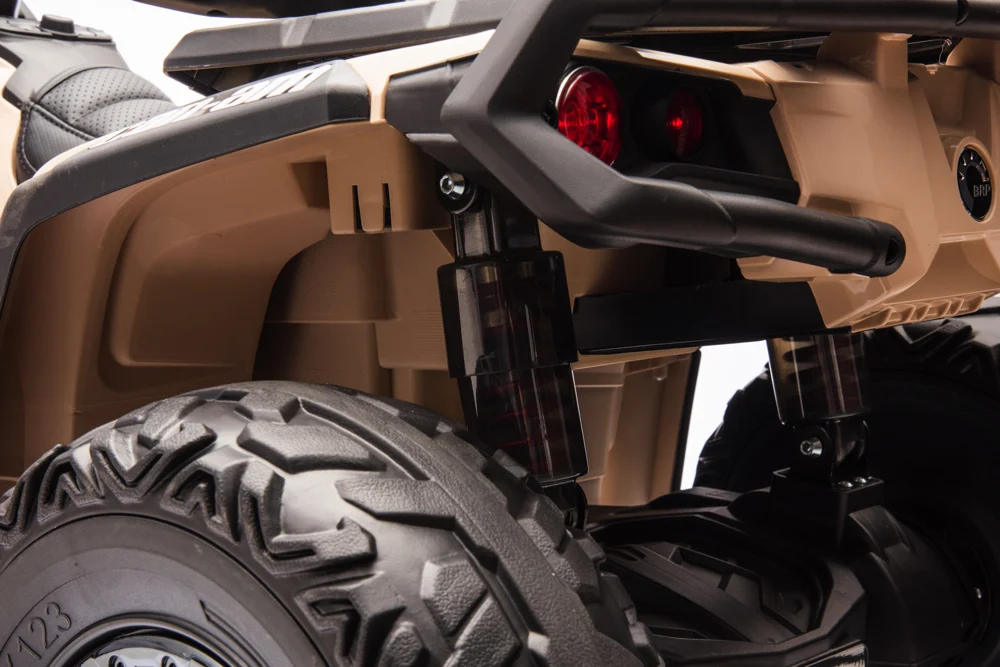 Can Am Outlander Kinder quad 12V 4WD 2 zitter beige