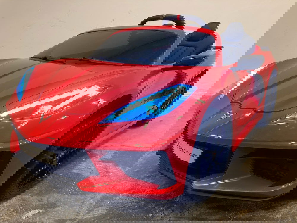 Corvette C8 Stingray kinderauto rood - RideCars