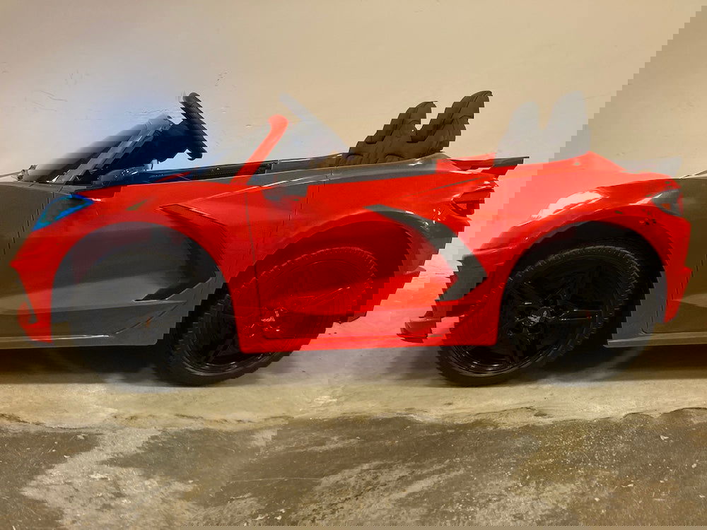 Corvette C8 Stingray kinderauto rood - RideCars