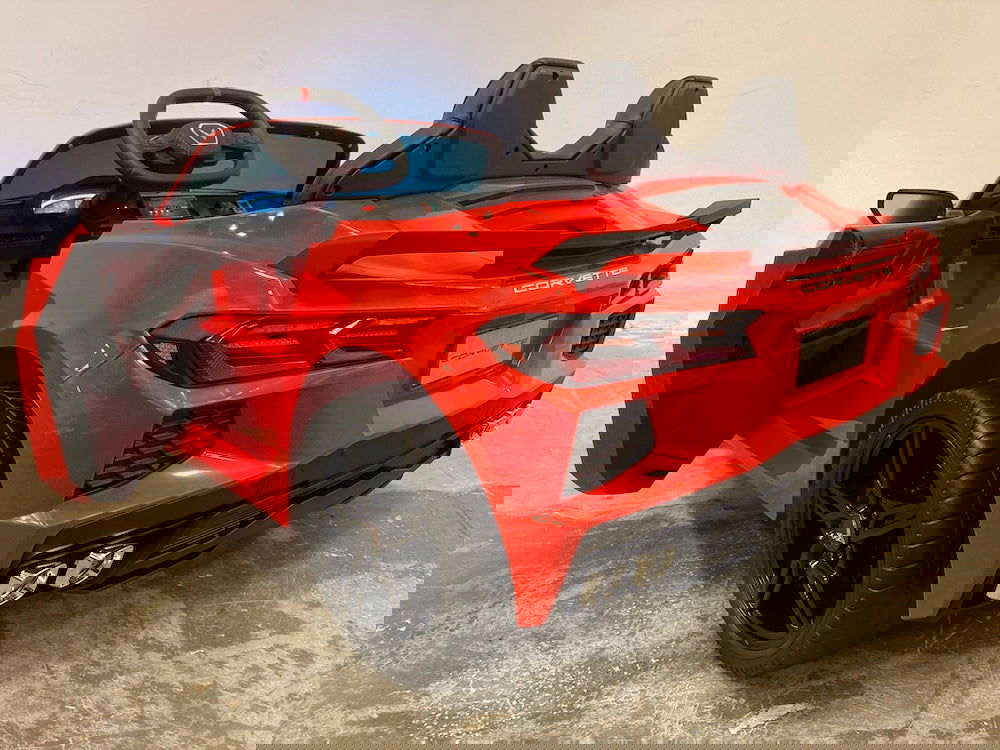 Corvette C8 Stingray kinderauto rood - RideCars