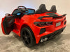 Corvette C8 Stingray kinderauto rood - RideCars