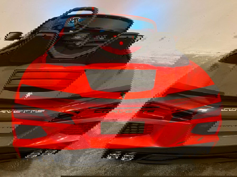 Corvette C8 Stingray kinderauto rood - RideCars