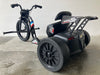 Kinder drift kart trike 24 volt zwart