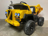 Dumper elektrische kinder truck 12V 4WD - twee persoons - RideCars