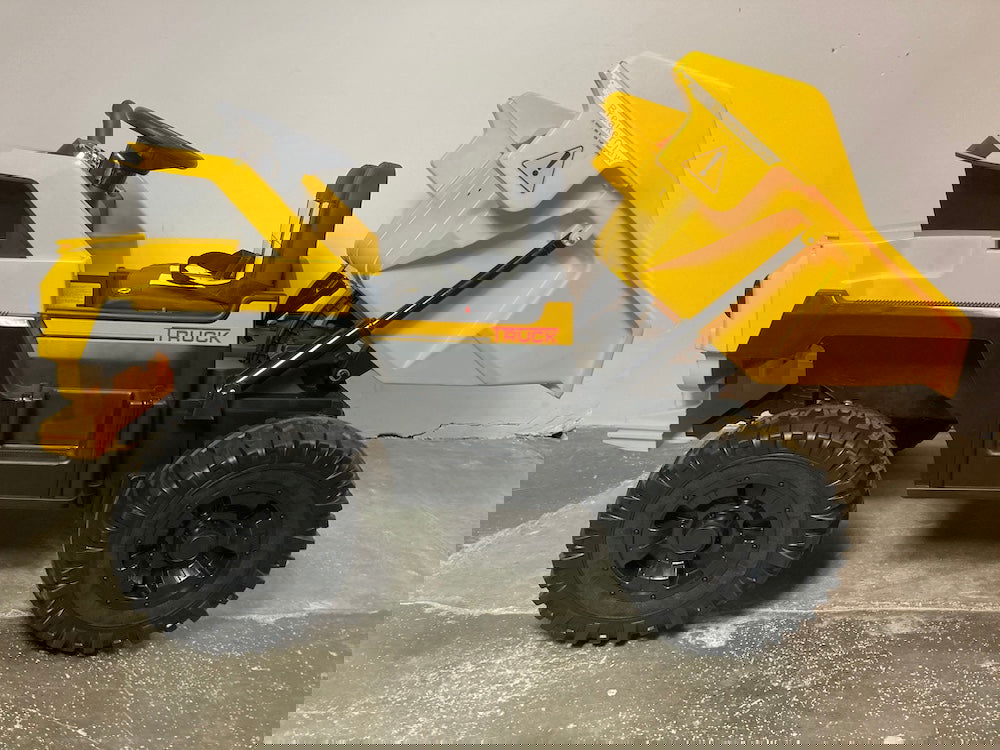 Dumper elektrische kinder truck 12V 4WD - twee persoons - RideCars