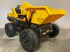 Dumper elektrische kinder truck 12V 4WD - twee persoons - RideCars